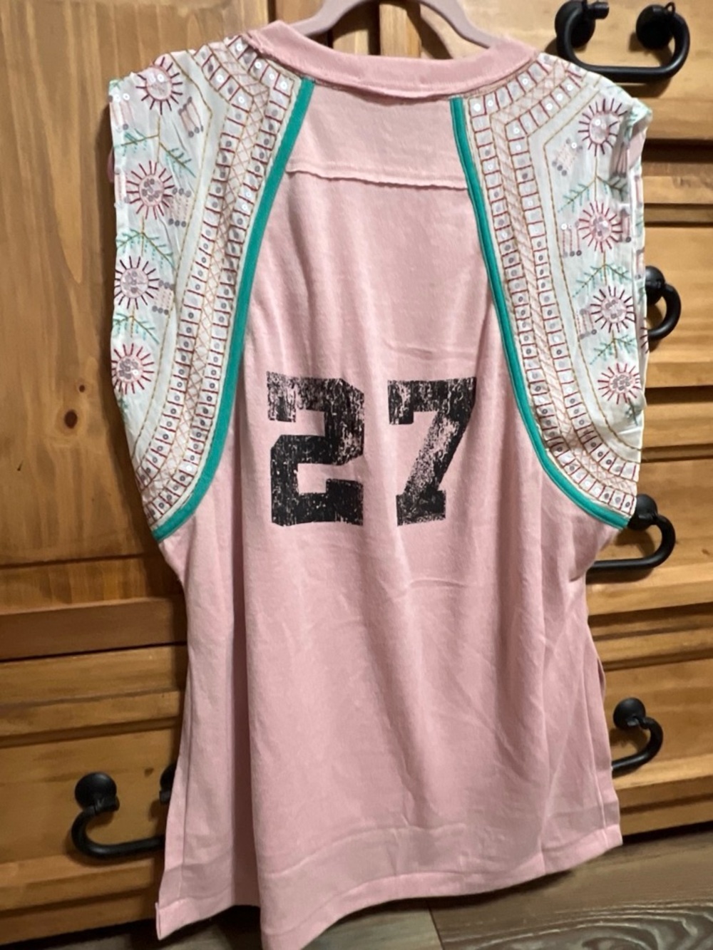 Sleeveless Pink Nashville 27 Graphic Tunic - Picture 2 of 4